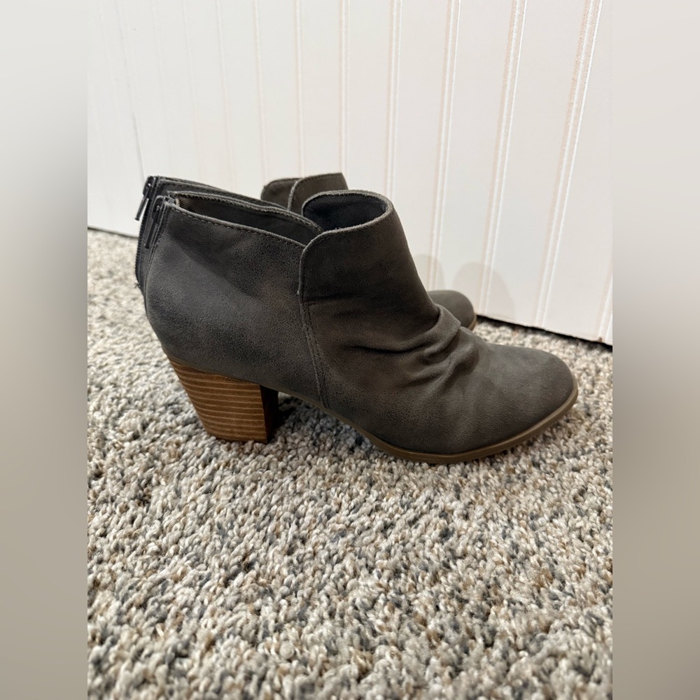 Report Charcoal Ankle Booties
